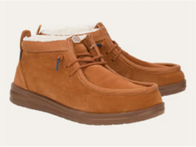 Dude homme wally mid gripr warmth marron