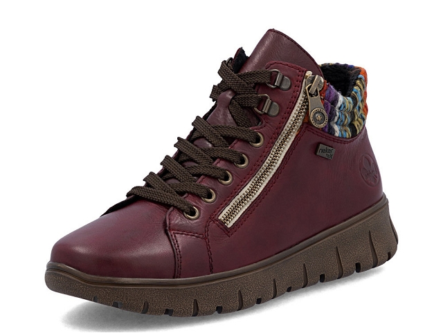 Rieker femme n1305 rouge