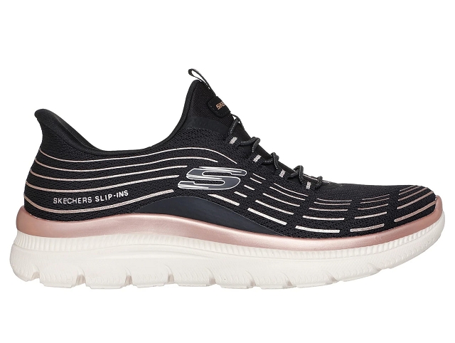 Skechers femme slip ins . summits plus . 150611 noir6353801_2