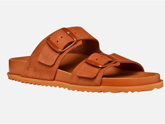 Geox femme sandybett . d558ra jaune et orange