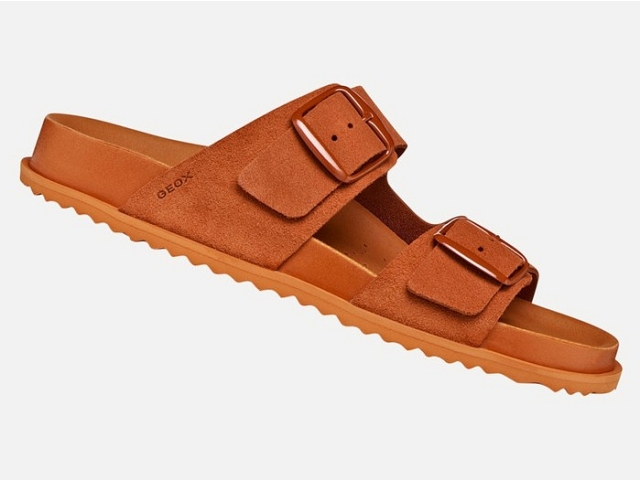 Geox femme sandybett . d558ra jaune et orange6368702_2