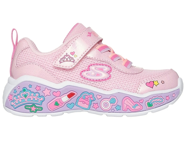 Skechers bebe play scene . fun squa . 303158n rose et violet6370801_2