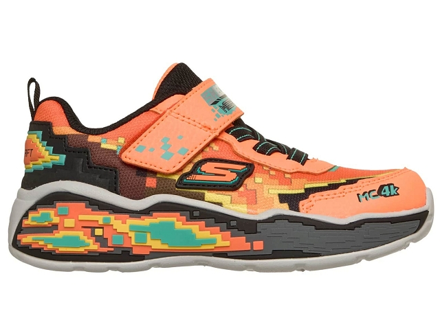 Skechers bebe mega scene . 402162n jaune et orange6370901_2