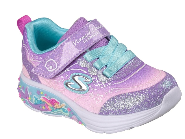 Skechers bebe my dreamers . lil merma . 303061n rose et violet