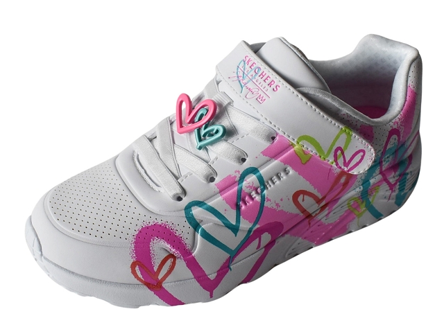 Skechers fille uno lite . 314966l blanc6371301_3