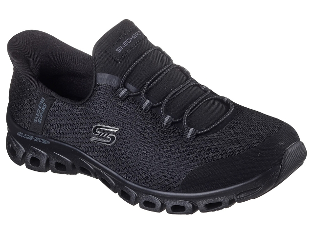 Skechers femme slip ins . glide step pursu  104547 noir