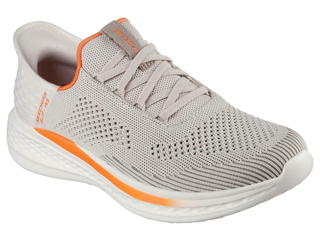Skechers homme slip ins . relaxed fit . 210810 beige