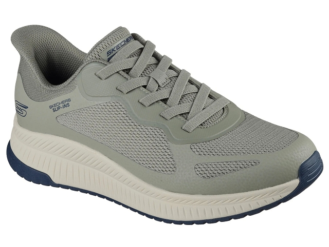 Skechers homme slip ins . bobs sport . 118423 vert
