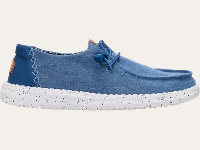 Dude femme wendy chambray grid bleu6372601_3