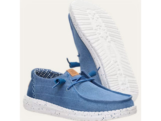Dude femme wendy chambray grid bleu6372601_4