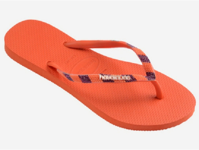 Havaianas femme glow4150168 jaune et orange