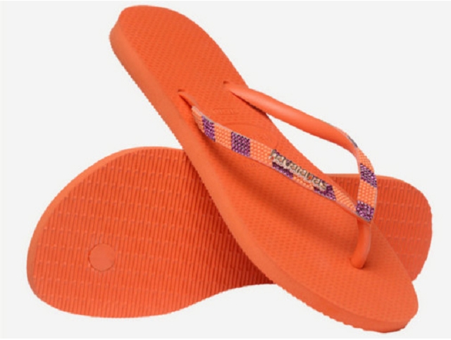 Havaianas femme glow4150168 jaune et orange6387901_2