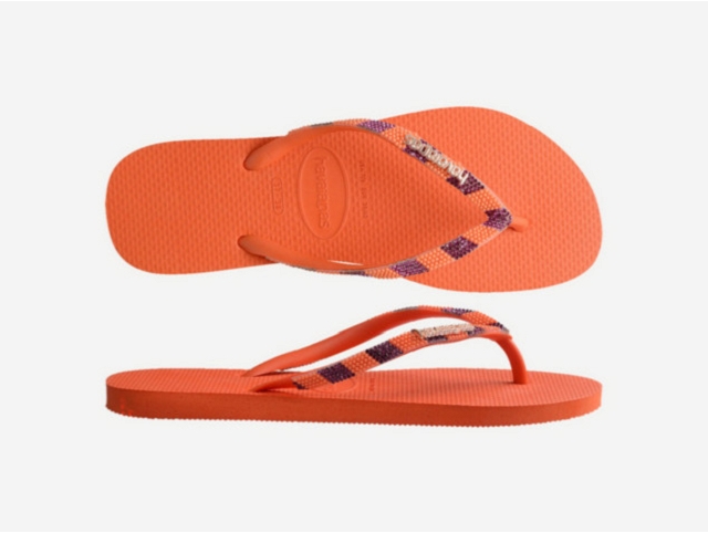 Havaianas femme glow4150168 jaune et orange6387901_4