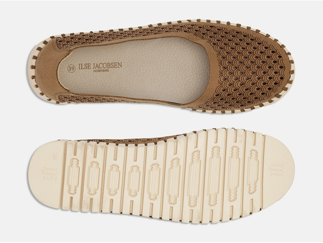 Isle jacobsen femme tulip ballerina 3578 marron6388102_6