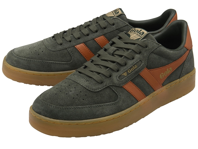 Gola homme hawk suede 86 vert