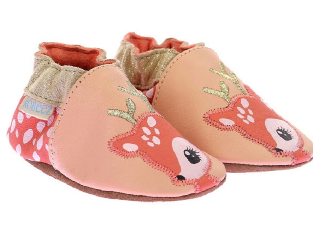 Robeez bebe faonfaon rose et violet