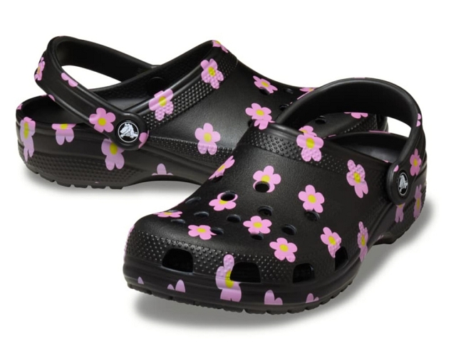 Crocs europe divers 212677 . classic graphic clog noir