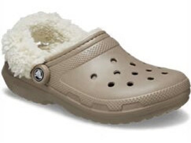 Crocs europe divers 211396 . classic fleece lined marron