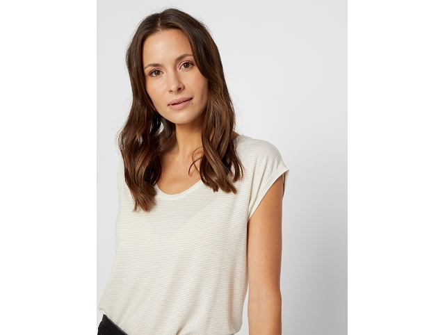 Pieces femme 17078572 pcbillo tee blanc7354908_2