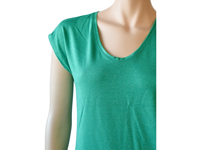 Pieces femme 17078572 pcbillo tee vert7354917_2