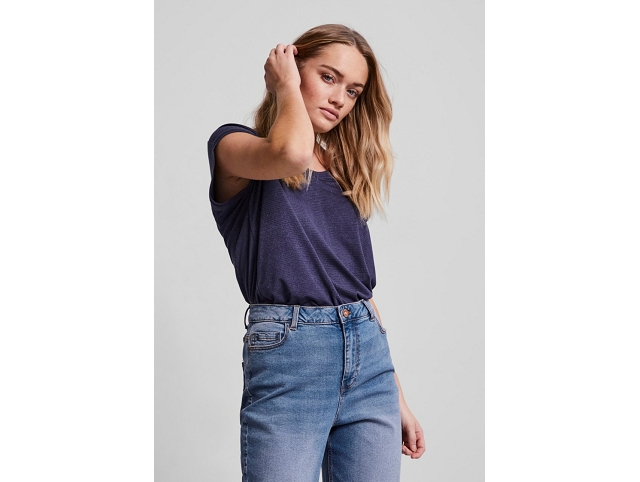 Pieces femme 17078572 pcbillo tee bleu7354919_2