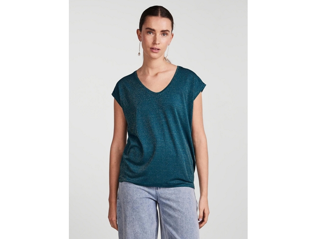 Pieces femme 17078572 pcbillo tee bleu