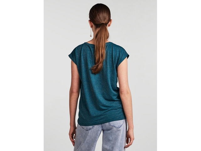 Pieces femme 17078572 pcbillo tee bleu7354923_4