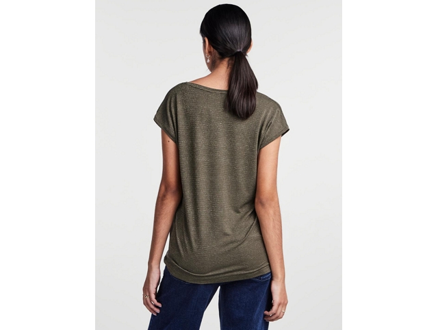 Pieces femme 17078572 pcbillo tee vert7354925_4