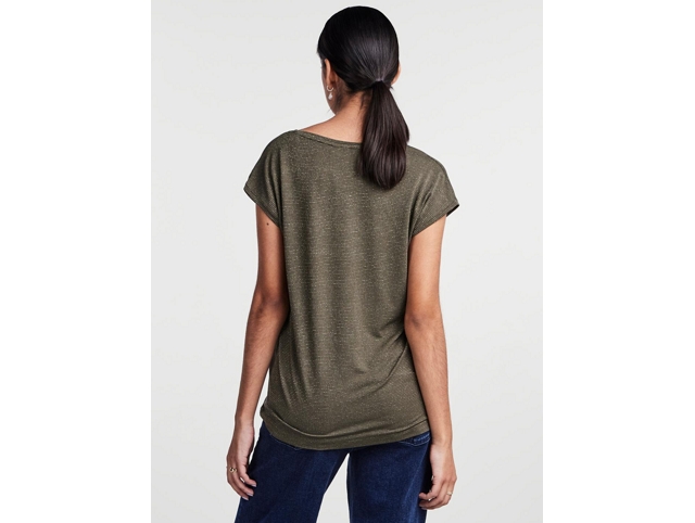 Pieces femme 17078572 pcbillo tee vert7354925_4