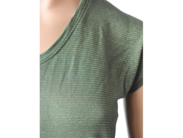 Pieces femme 17078572 pcbillo tee vert7354928_2