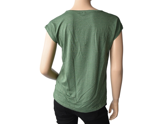 Pieces femme 17078572 pcbillo tee vert7354928_3