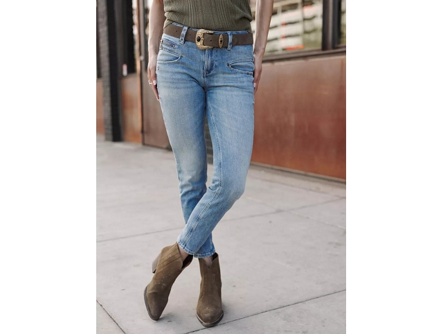 Freeman t.porter femme alexa high waist cropped s.sdm . 25538 bleu7454804_2