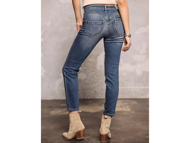 Freeman t.porter femme alexa high waist cropped s.sdm . 25538 bleu7454805_4