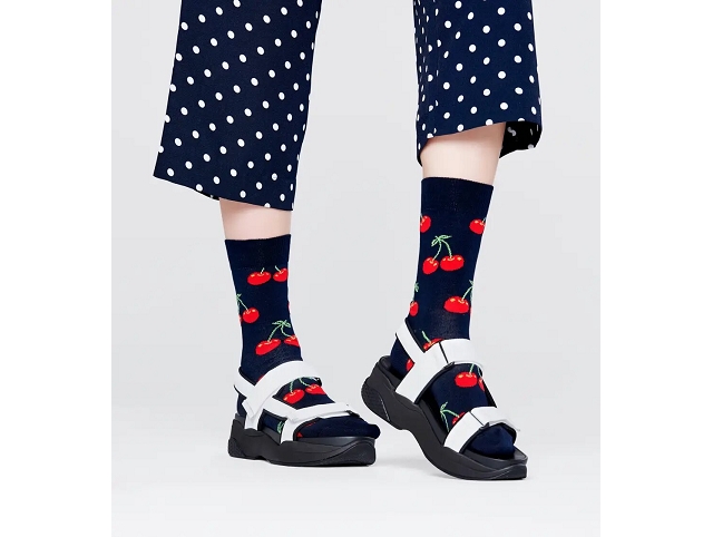Happy socks bonneterie cherry sock bleu7549503_2