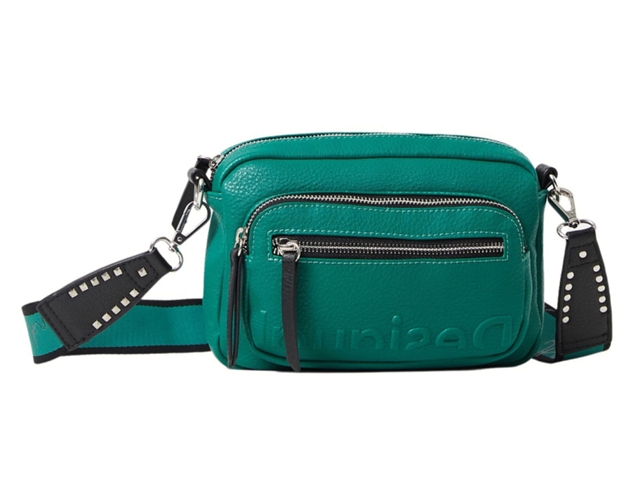 Desigual maroquinerie 21waxpax . embossed half cambridge vert