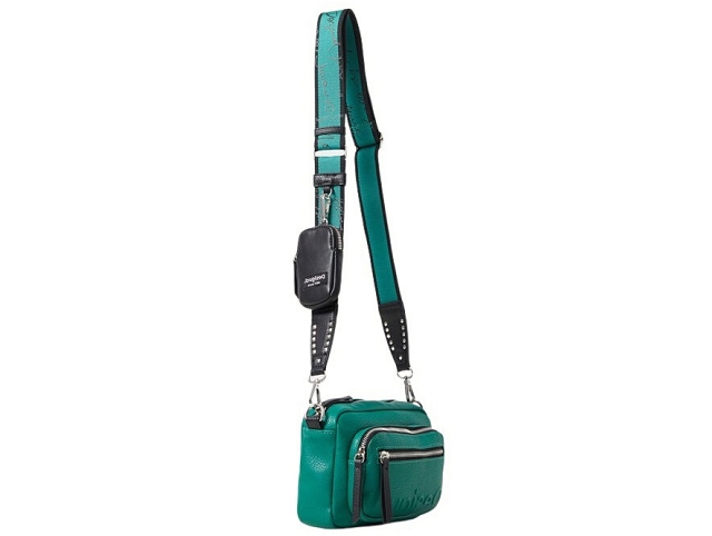 Desigual maroquinerie 21waxpax . embossed half cambridge vert7736701_5