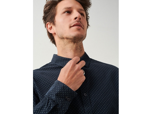Teddy smith homme 10715515d . carton velvet m bleu7751602_2