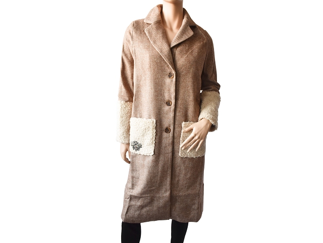 Costa mani femme 2108952 . calvin coat marron