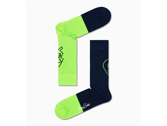 Happy socks bonneterie bes01 . bestie vert