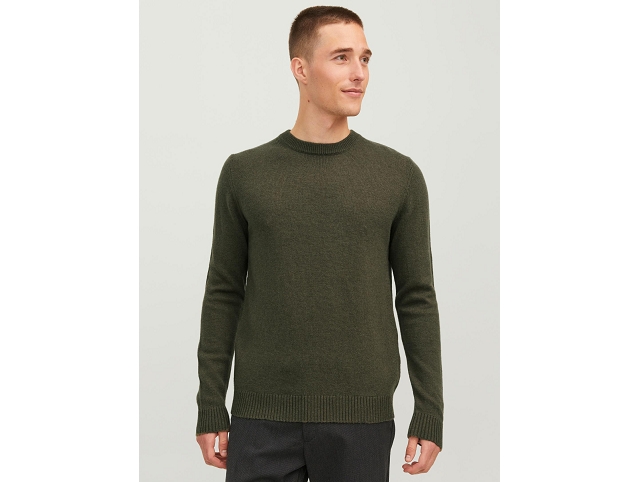 Jack and jones homme jprlambswool . 12216799 vert