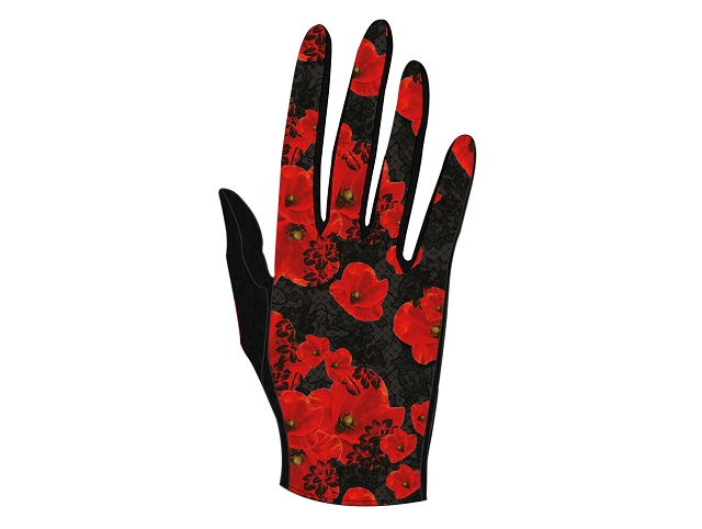 Fst bonneterie gants laine rouge