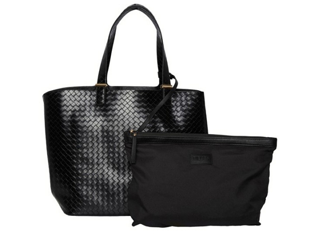 Pieces maroquinerie 17135185 . pckopa brading shopper noir