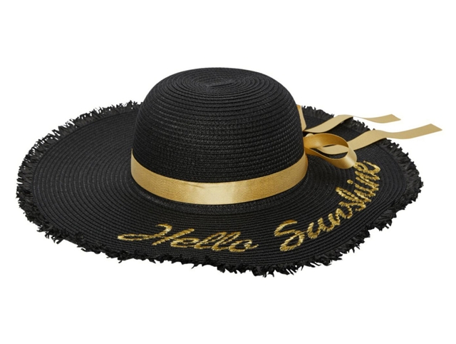 Pieces chapeau 17135538 . pcbobbie straw noir