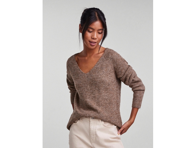 Pieces femme 17114251 . pcellen marron