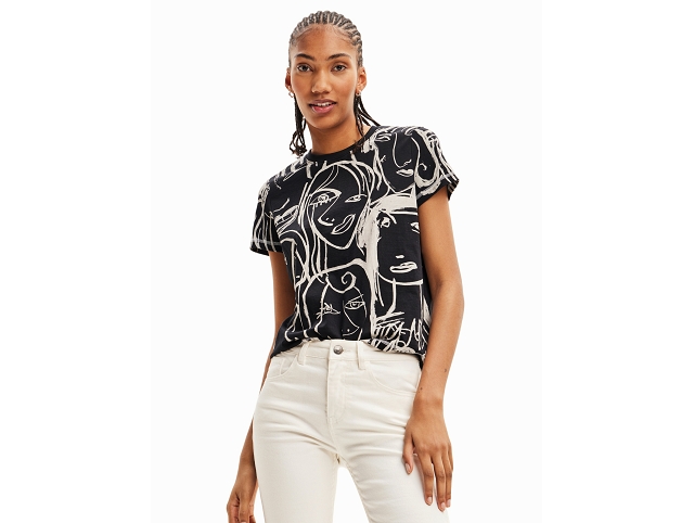 Desigual femme 23wwtk11 . maca9 noir