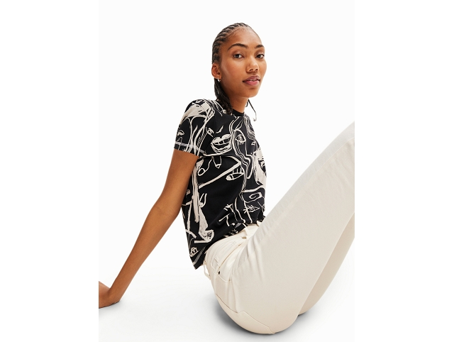 Desigual femme 23wwtk11 . maca9 noir8048001_3