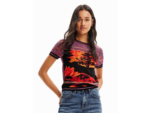 Desigual femme 23wwtkak . alejandria jaune et orange8048201_2