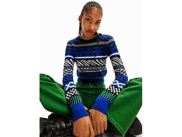 Desigual femme 23wwjf48 . dermont bleu8049001_2