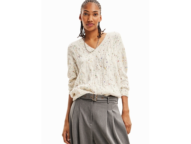 Desigual femme 23wwjf84 . lucca blanc