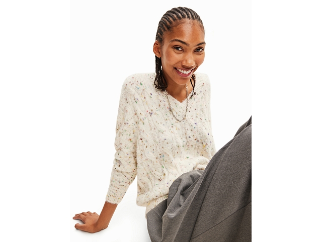 Desigual femme 23wwjf84 . lucca blanc8049301_3